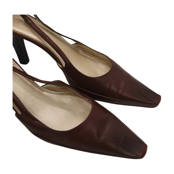 Unisa Women's Amuse Genuine Leather Pointy Toe Heels Size 9B - Picture 6 of 10